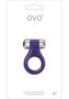 Ovo B1 Cock Ring Waterproof Lilac And Chrome